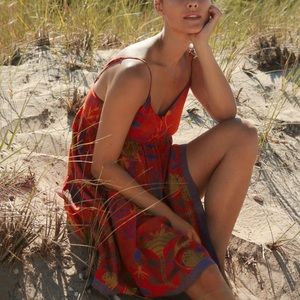 HTF Anthropologie Zia Tiered Mini Dress